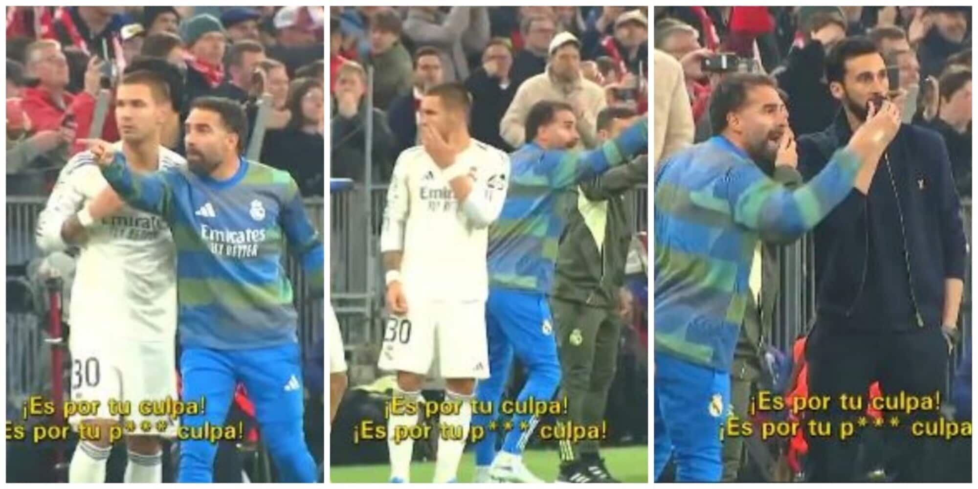 Carvajal scatenato insulta l'arbitro a Monaco: il video spopola sui social