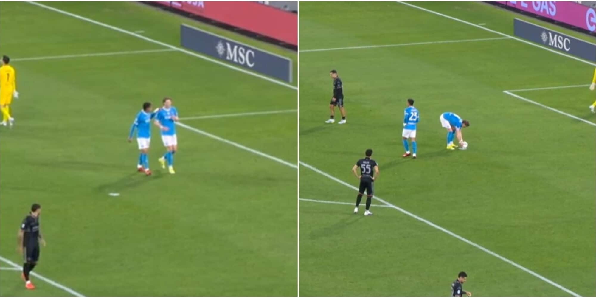 Giovane vuole battere il rigore, McTominay non glielo lascia e poi sbaglia: cosa è successo in Napoli-Cremonese
