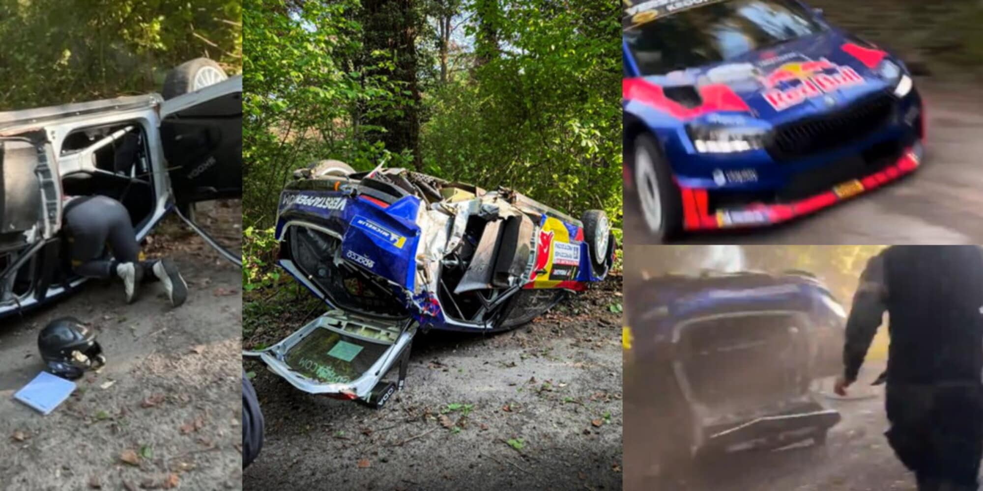 Incidente shock per il padre di Verstappen: auto completamente distrutta in un rally in Belgio