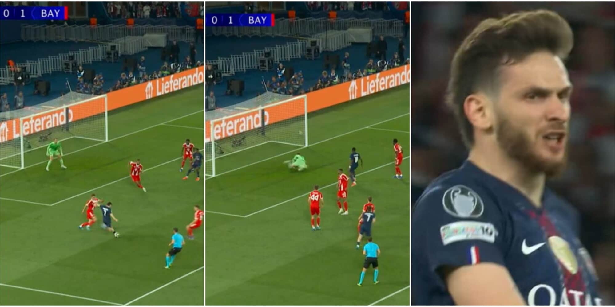 Kvaratskhelia, la magia in Psg-Bayern Monaco: la fotosequenza del gol