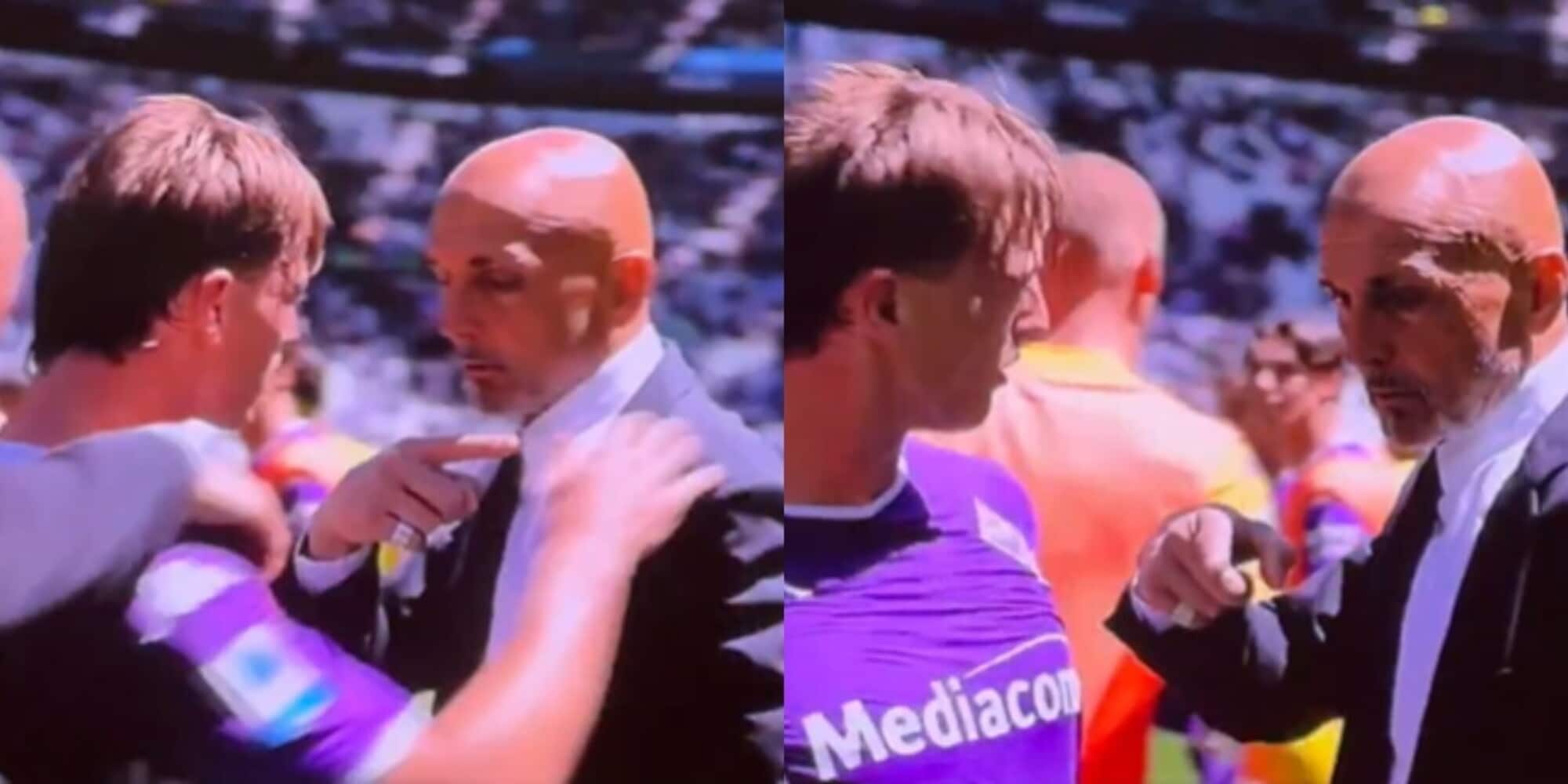 Spalletti e Gudmundsson, nervi tesi a fine partita: stretta di mano con Vanoli e poi...