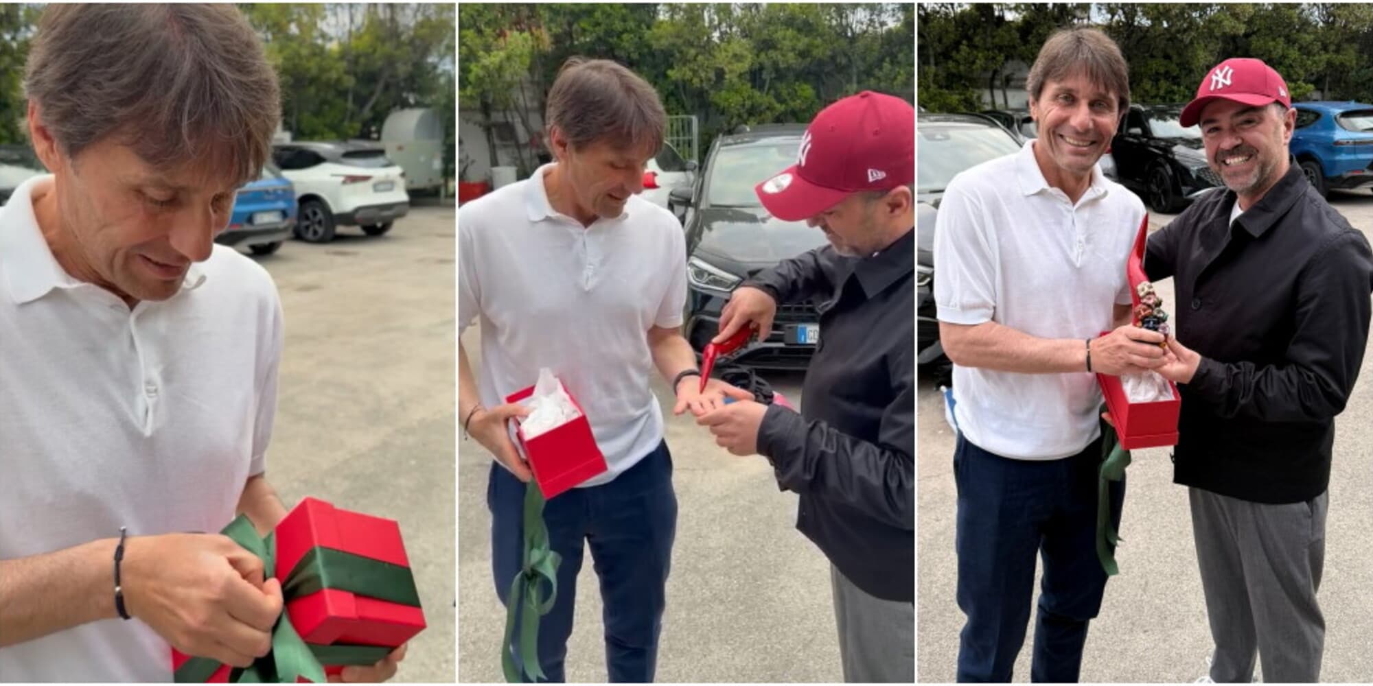 Conte, che sorpresa: il regalo del maestro Genny Di Virgilio prima dell'addio al Napoli