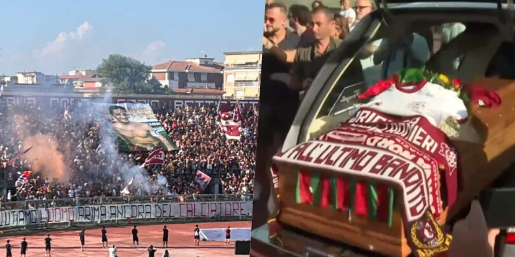 Livorno abbraccia Igor Protti: il Picchi si riempie per l'ultimo saluto