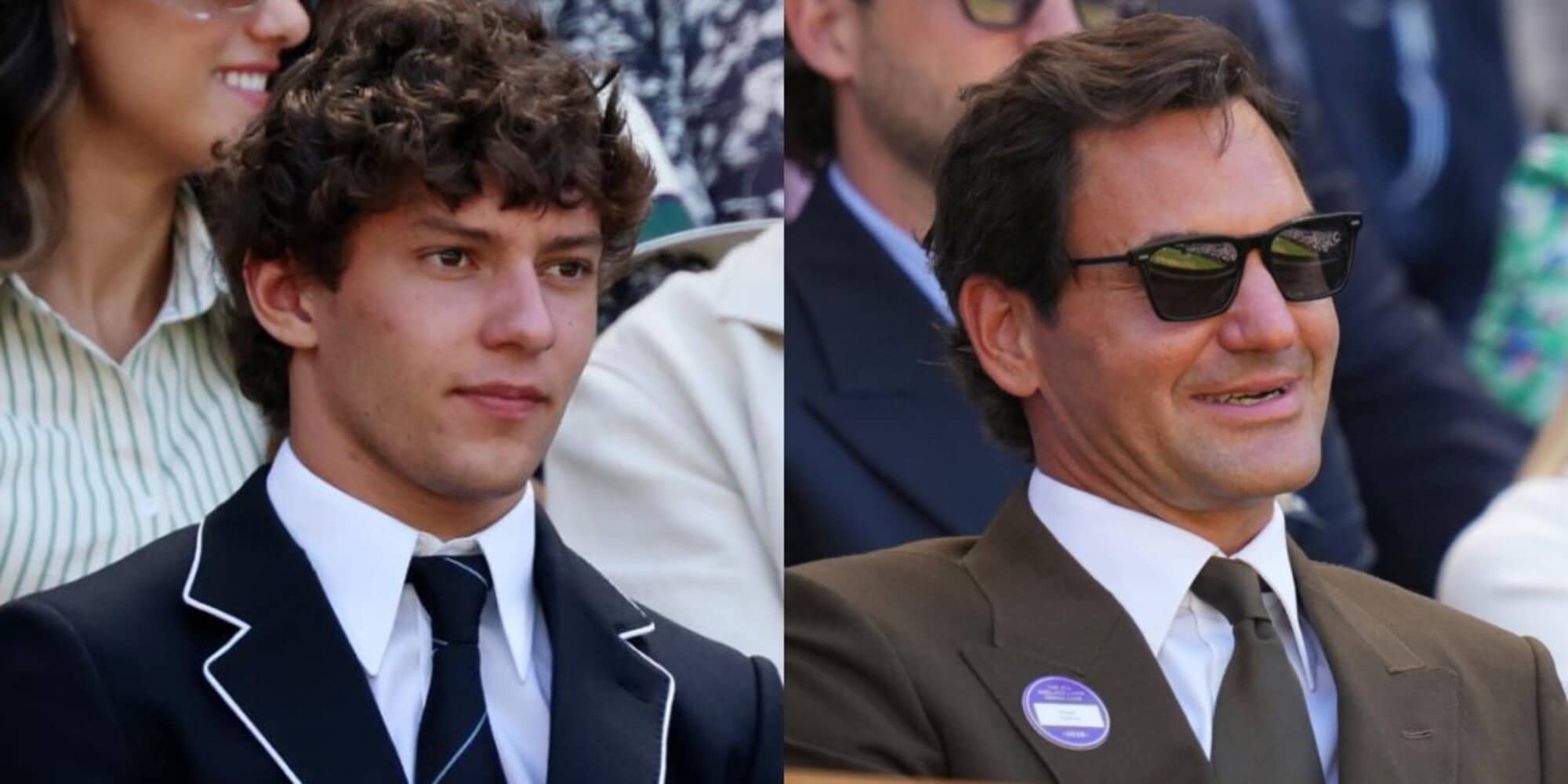 Antonelli e Federer elegantissimi per Wimbledon: le foto dal Royal Box fanno impazzire i social