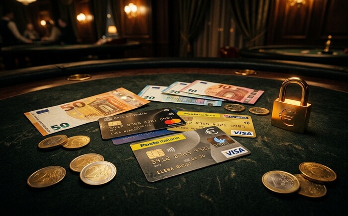 Metodi di pagamento casino con carte e monete d'oro