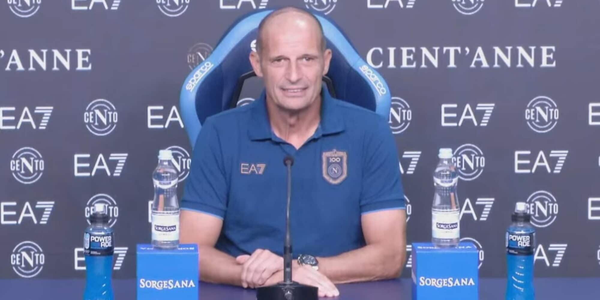 Allegri valuta la sfida scudetto contro l'Inter, dopo la sconfitta contro il Como, immagine di approfondimento