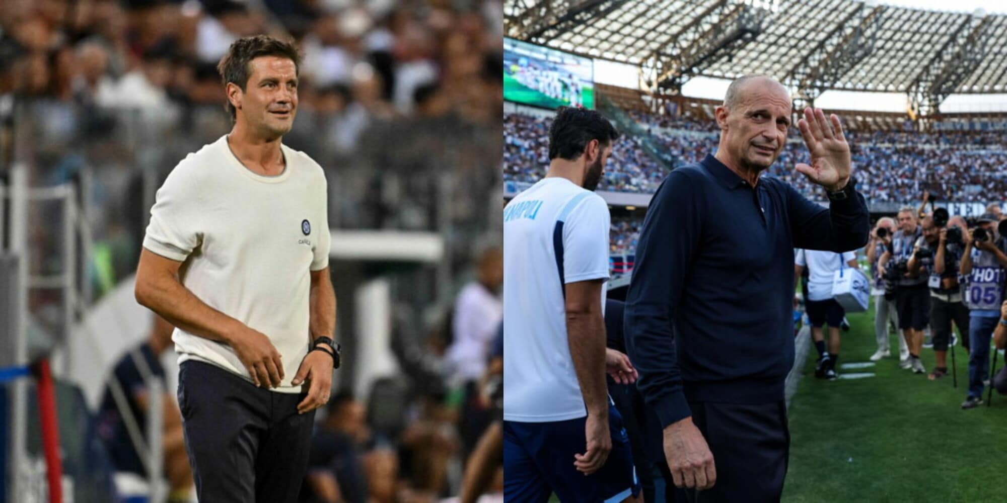 Stadio San Siro, Inter e Napoli si preparano al match, pubblico in attesa