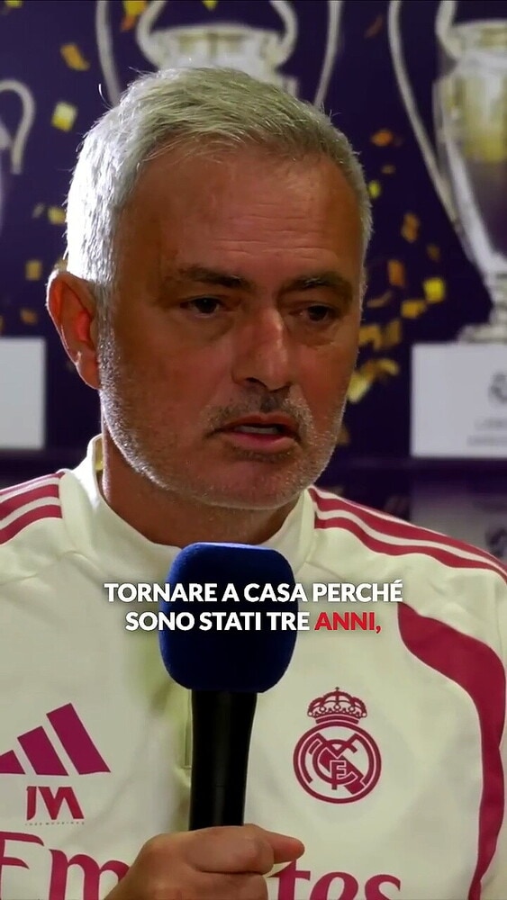 Mourinho: "Non esiste una sola parola mia contro la Roma... sarà come tornare a casa"