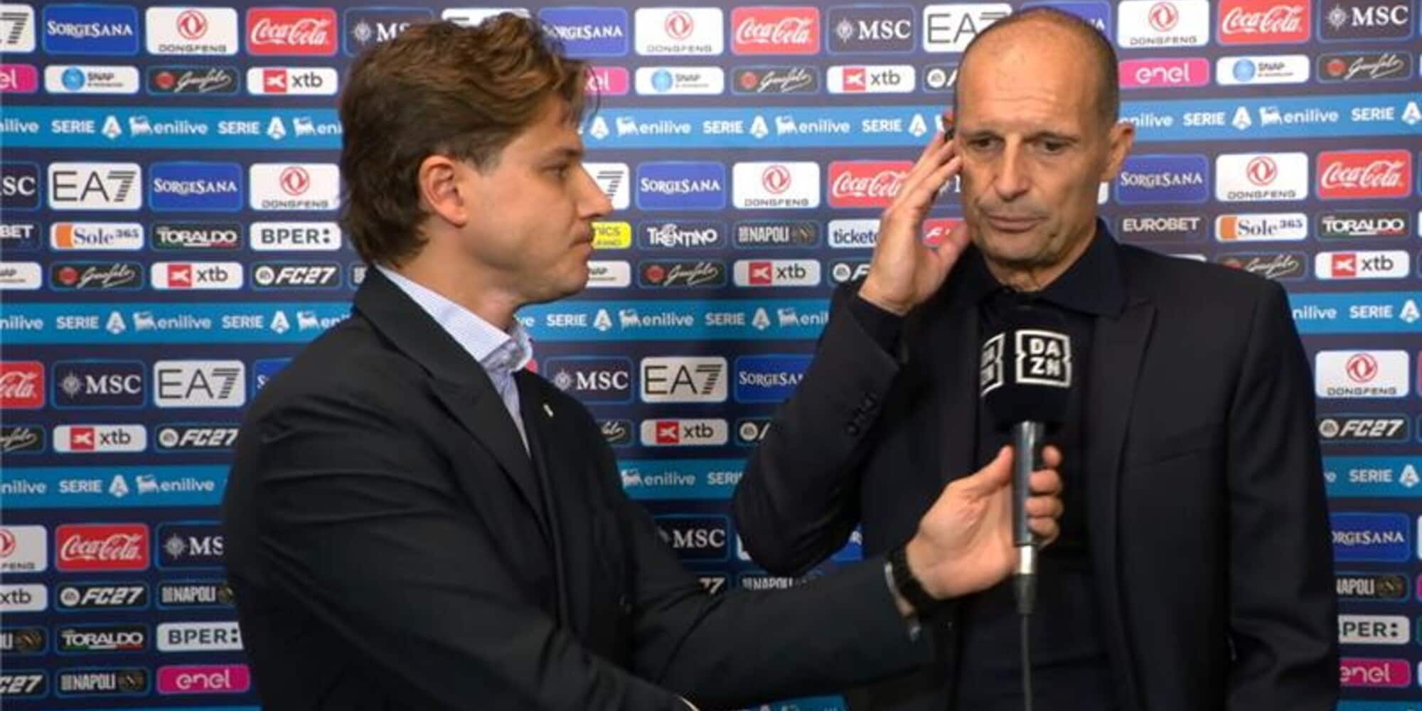 Allegri dühös nyilatkozata és váratlan távozása az élő tévéadásból