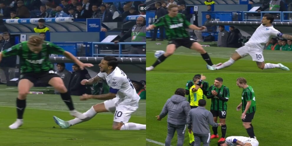 Image accompanying Intervento killer di Thorstvedt su Zaccagni: piede a martello sulla gamba, espulso, from Corriere dello Sport