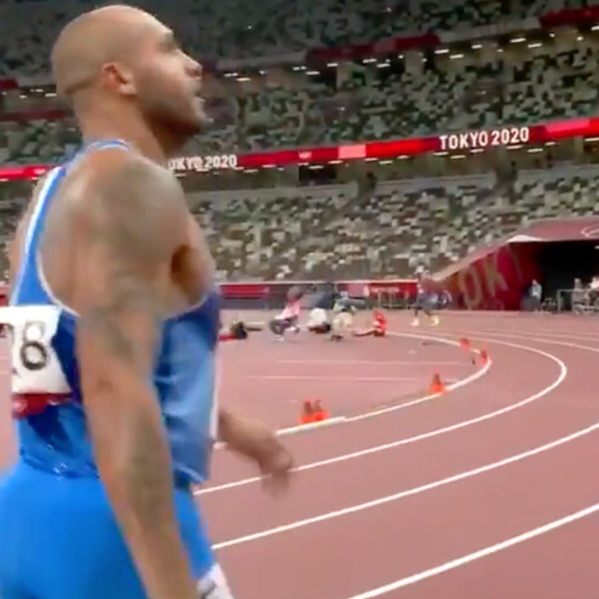 100 metri la frase di tamberi a jacobs in pista ma che c hai fatto