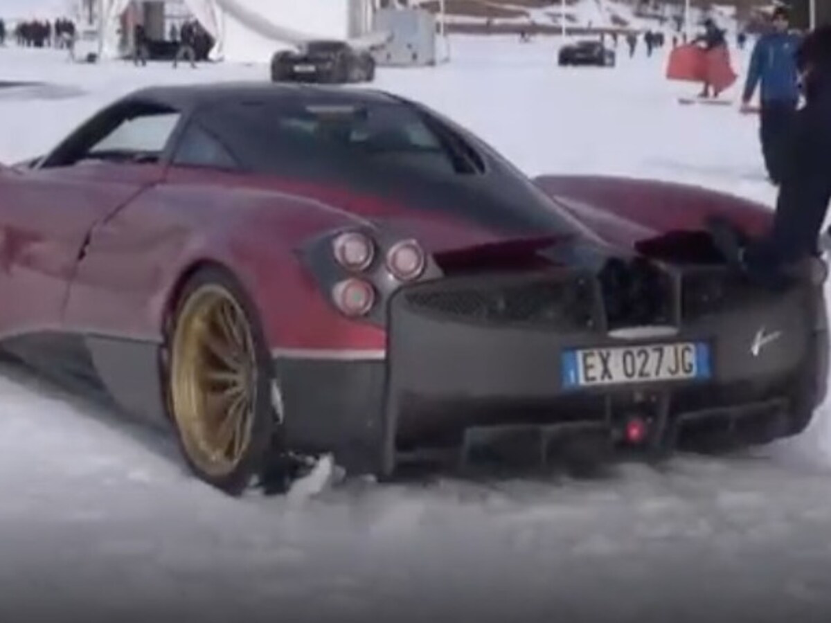 Pagani Huayra Impantanata Nella Neve Il Video