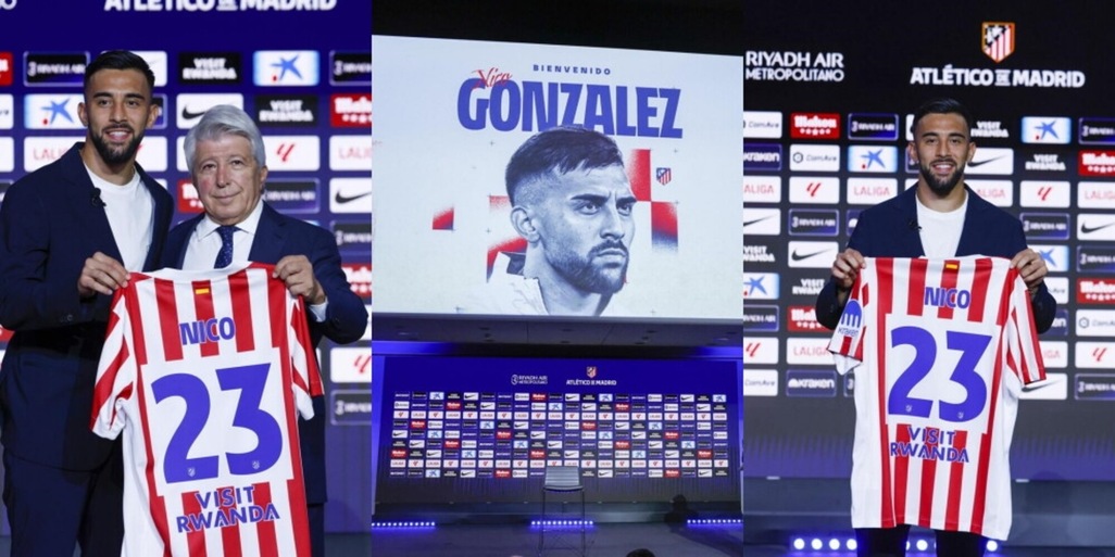 L'Atletico Madrid presenta Nico Gonzalez