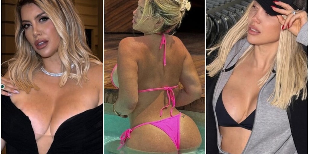 Wanda Nara pronta per il Natale, il look di dicembre accende la fantasia dei followers
