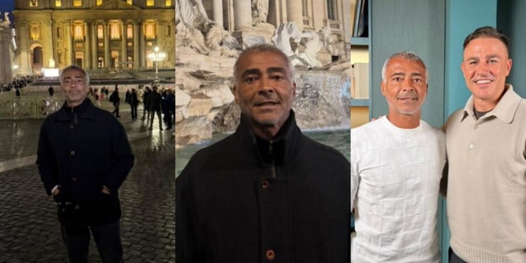 Vacanze romane per Romario. Tra il Colosseo, Trevi e... Cannavaro