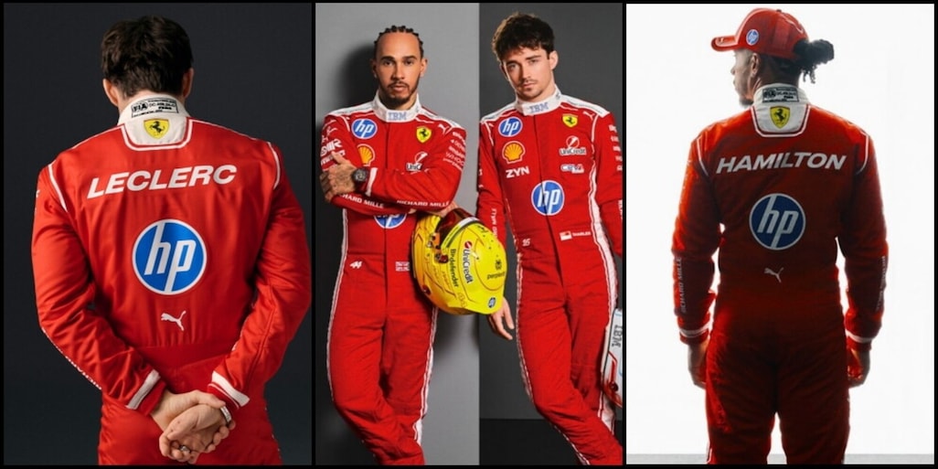 Leclerc e Hamilton, ecco le nuove tute Ferrari per il 2026: tutte le foto
