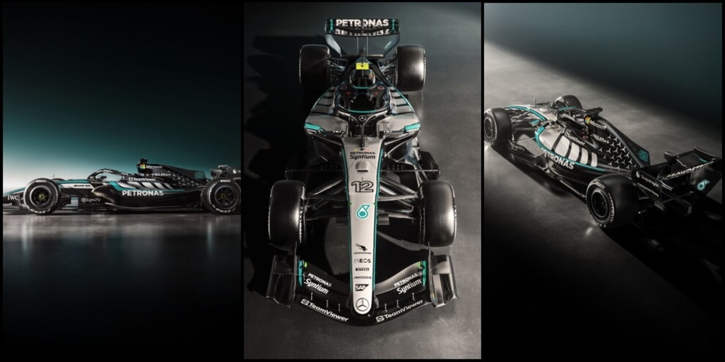 F1: Mercedes presenta la livrea della 'W17' che guideranno Russell e Antonelli