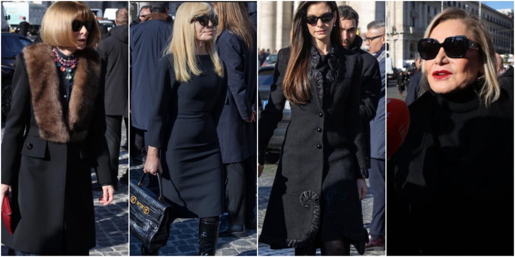 Funerali Valentino, l'ultimo saluto a Roma: tantissimi vip presenti, chi c'era