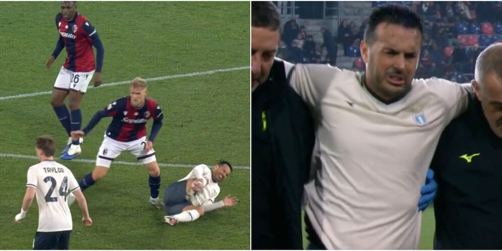 Infortunio durante Bologna-Lazio: Pedro esce in lacrime