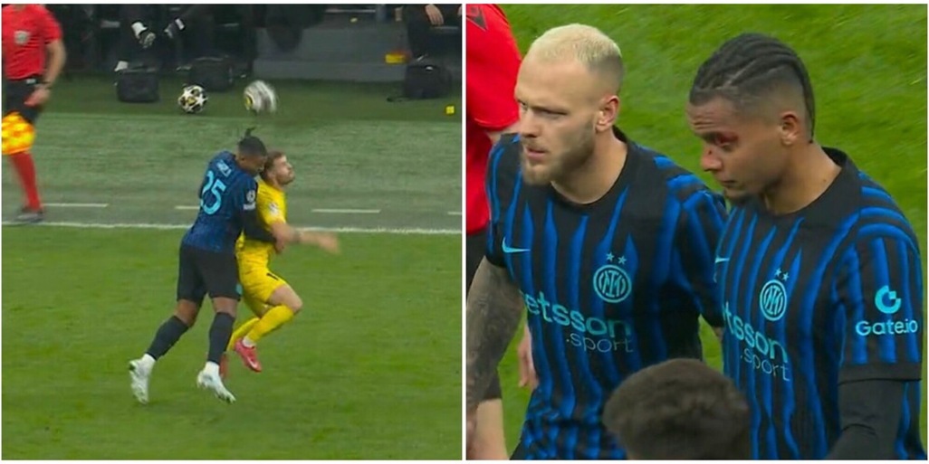 Akankji perde sangue dal volto e rientra con un turbante: la scena pulp durante Inter-Bodo