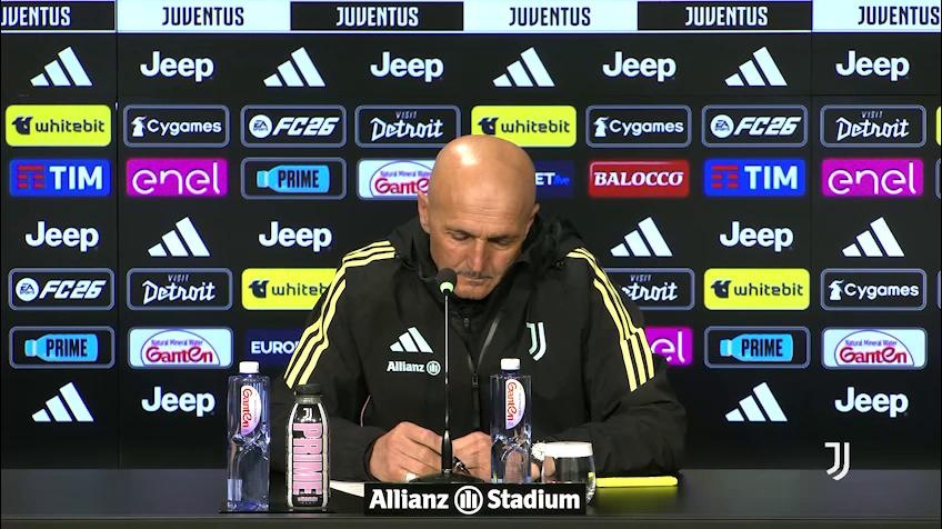 Spalletti: "Vlahovic torna con l'Udinese. Dispiaciuto per Di Gregorio"