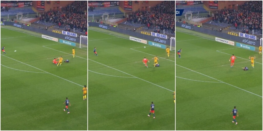 Vitinha sbaglia un gol a porta vuota incredibile in Genoa-Udinese: la fotosequenza