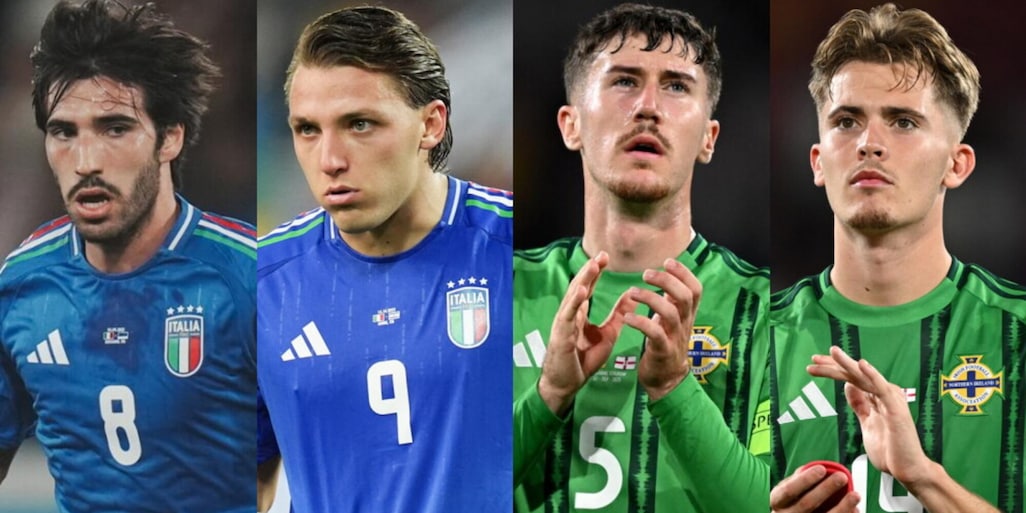 Italia-Irlanda del Nord, distacco netto sul valore delle rose: le valutazioni dei giocatori a confronto FOTO