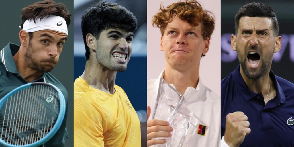FOTO Classifica Atp LIVE: cosa cambia dopo la vittoria di Sinner a Miami nella corsa al numero uno