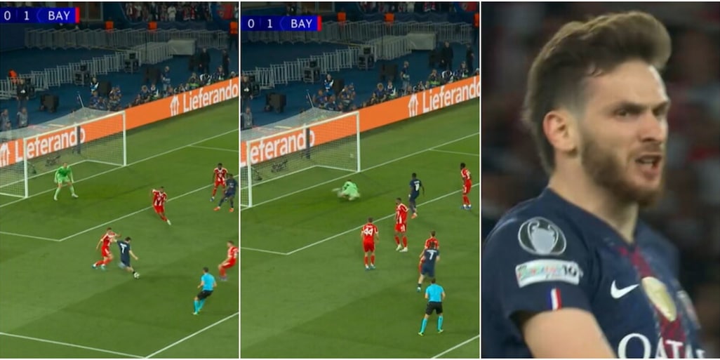 Kvaratskhelia, la magia in Psg-Bayern Monaco: la fotosequenza del gol