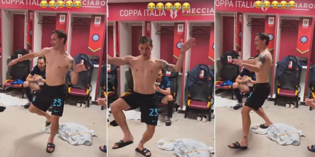 VIDEO Barella scatenato, il balletto nello spogliatoio dopo Lazio-Inter diventa virale