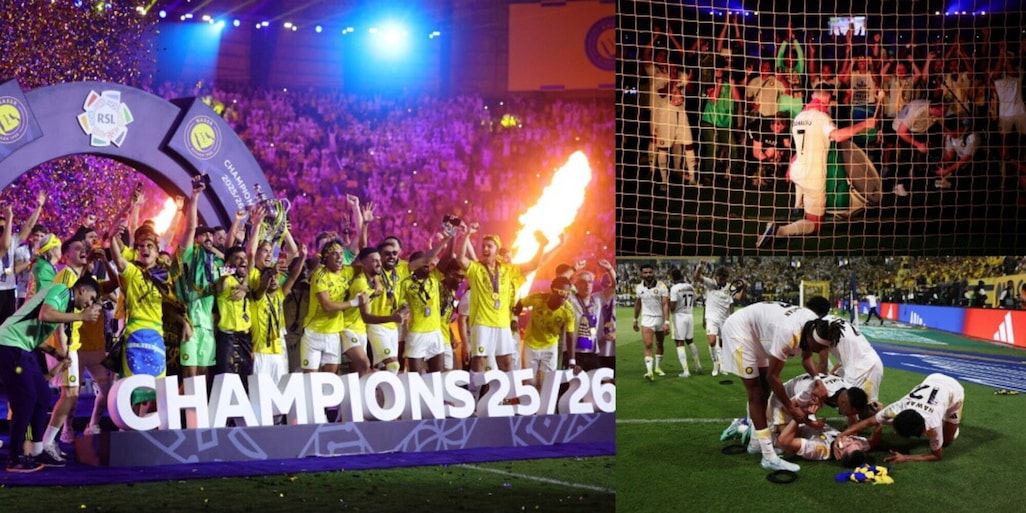 Tamburi, bandiere, abbracci, pianti e Cristiano Ronaldo scatenato: tutte le foto della festa scudetto dell'Al Nassr