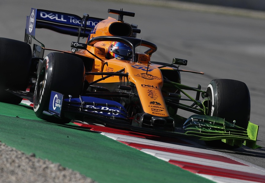 McLaren: prima prova sedile per Carlos Sainz