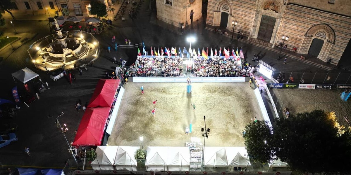 Domani a Messina parte la Cev Beach Nations Cup 2025