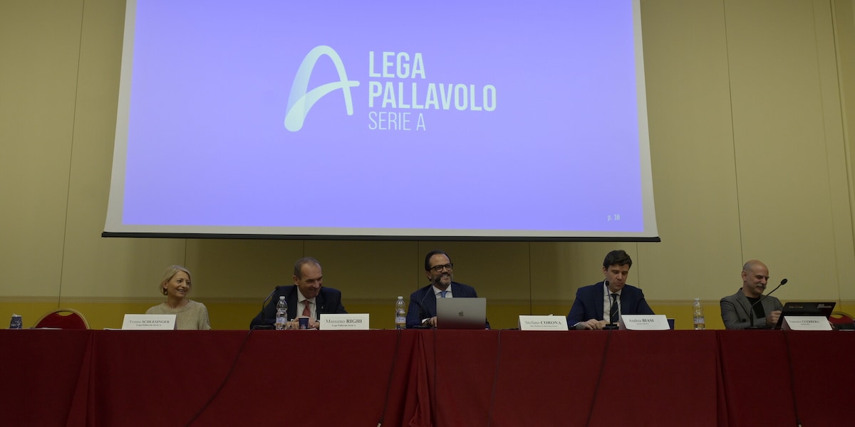 Presentato il nuovo logo della Lega Pallavolo