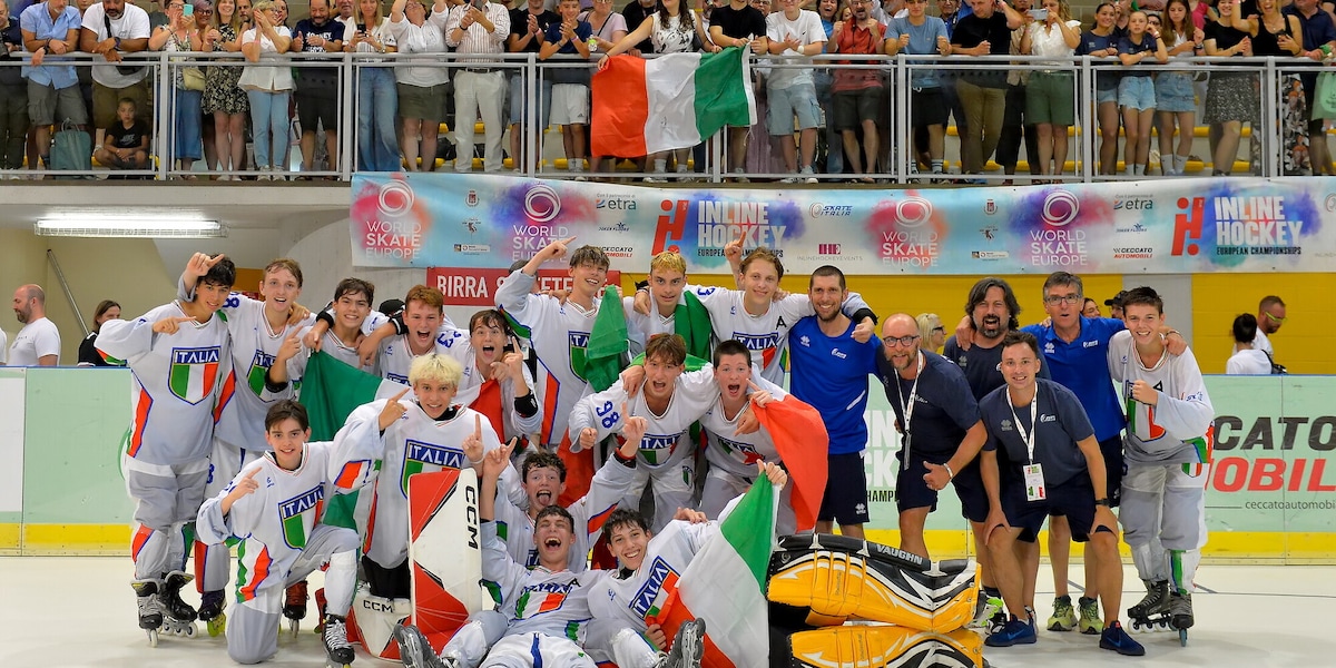 Europei Hockey Inline: l’Italia nelle storia con l’oro Under 17