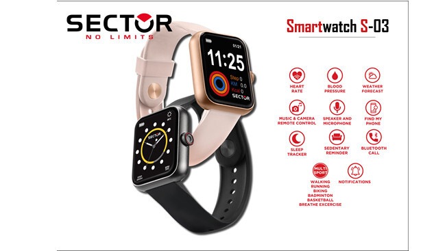 Sector Smartwatch S-03: perfetto per le prossime festività