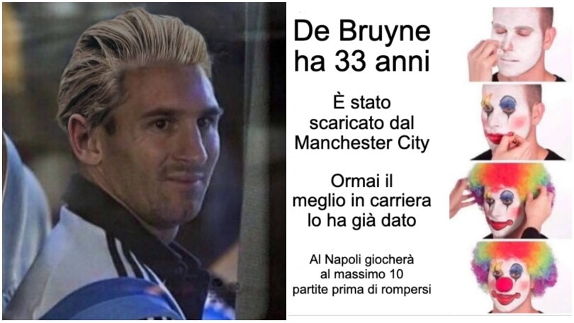De Bruyne al Napoli, e l'Inter che fa? Le ironie sui social dei tifosi