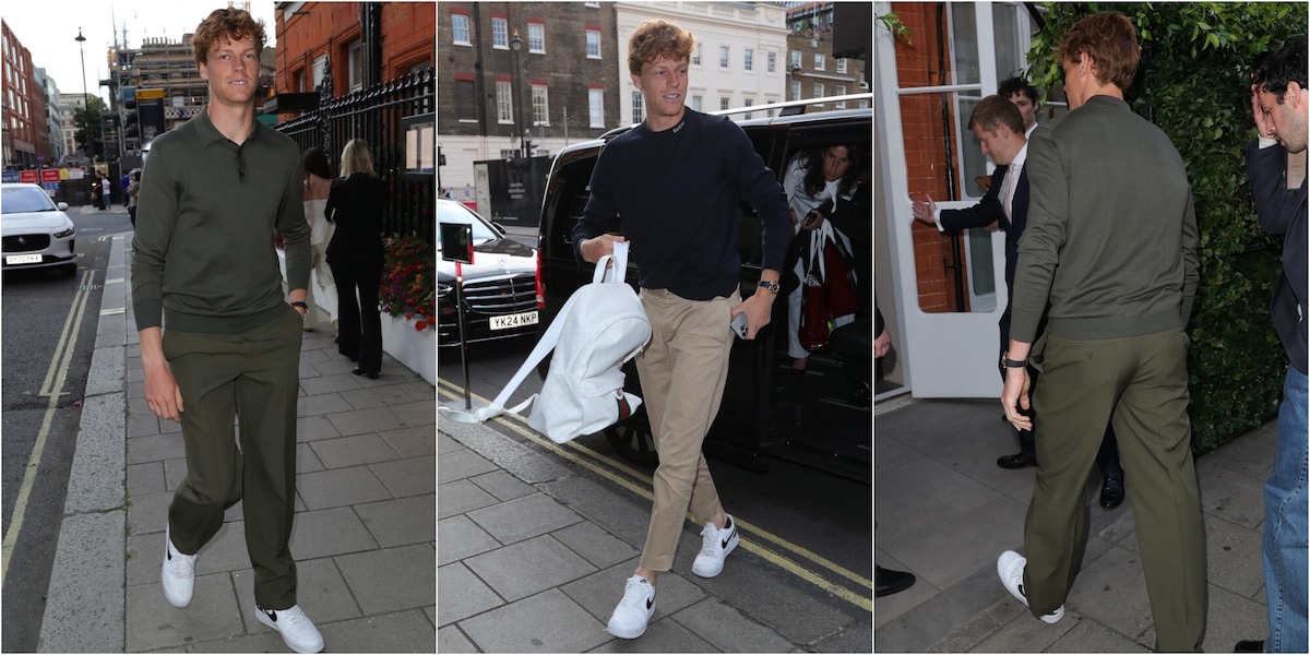 Sinner superstar a Londra alla serata di Gucci, aspettando Wimbledon...