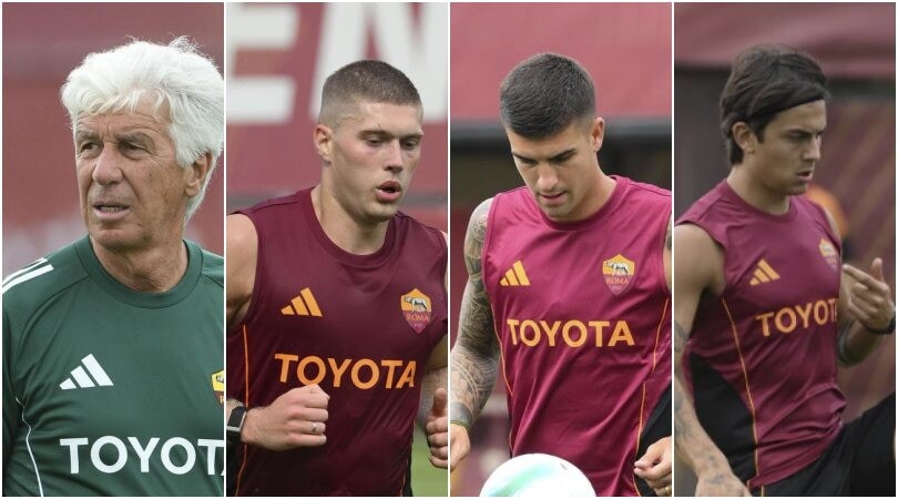 La Roma scalda i motori: primo allenamento sotto gli occhi di Gasperini