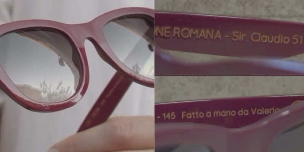 L'ottico di Testaccio crea un occhiale dedicato a Ranieri e alla Roma: già mezzo quartiere lo vuole