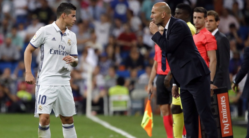 Real Madrid, James-Zidane: rottura totale