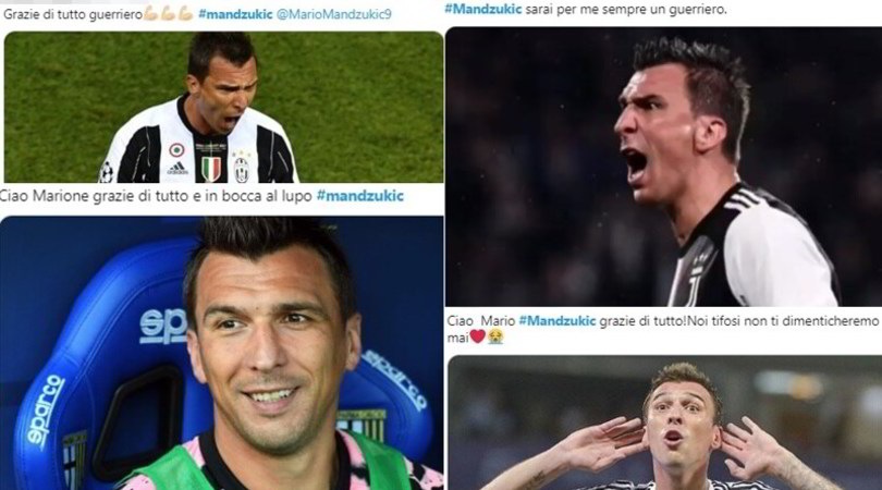 Mandzukic vola in Qatar: i tifosi della Juve lo salutano così