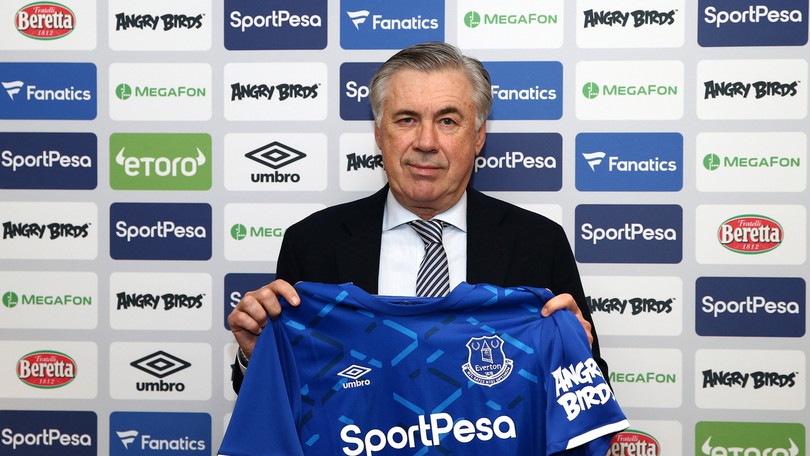 Everton, Ancelotti: "Società ambiziosa e con tradizione. Kean? Lo volevo al Napoli"