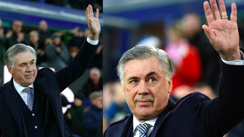 Ancelotti, esordio sulla panchina dell'Everton e ritorno in Premier