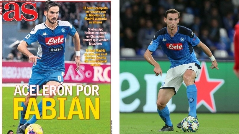 "Napoli, il Real Madrid accelera per Fabian Ruiz"