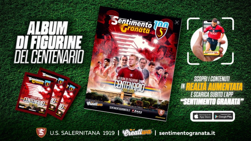 L' album di figurine della Salernitana in edicola