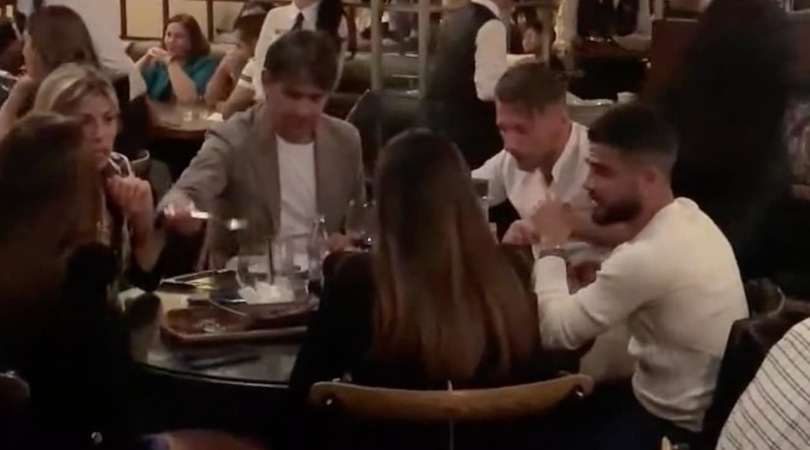 Immobile a Dubai: cena con Inzaghi ed Insigne