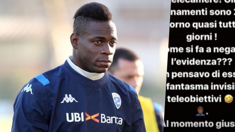 Bufera Balotelli, che attacco sui social per gli allenamenti