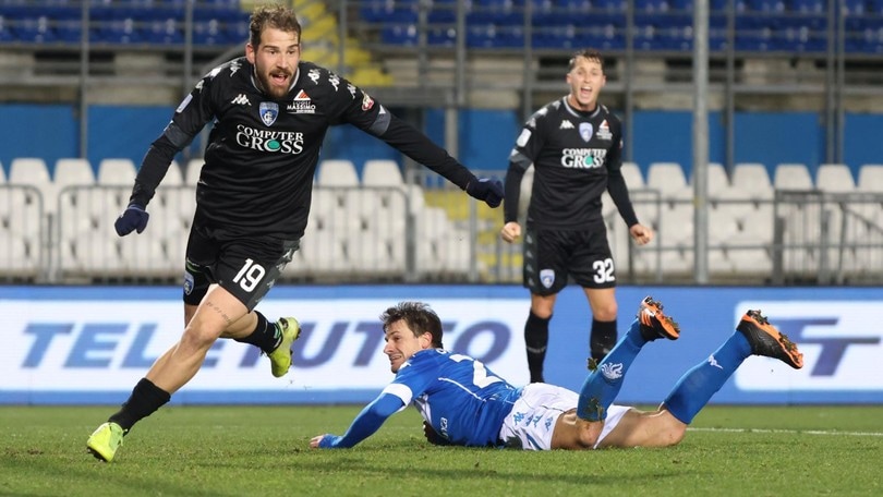 L'Empoli tiene il passo della Salernitana: 3-1 esterno al Brescia