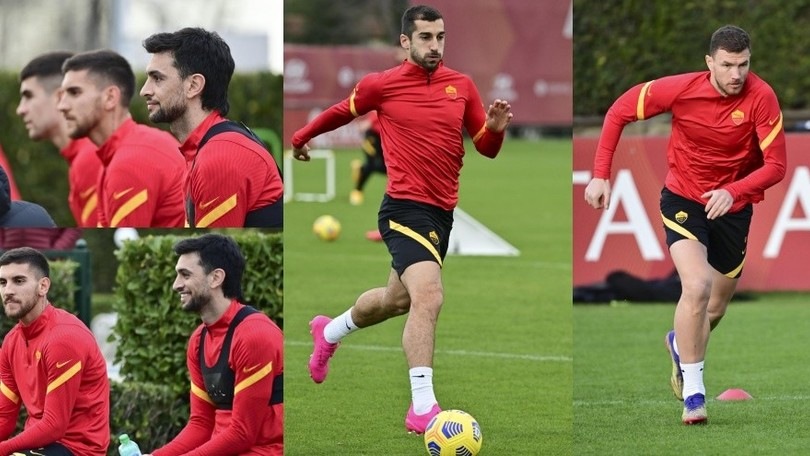 Roma, riecco Pastore. Mkhitaryan e Dzeko sempre al top